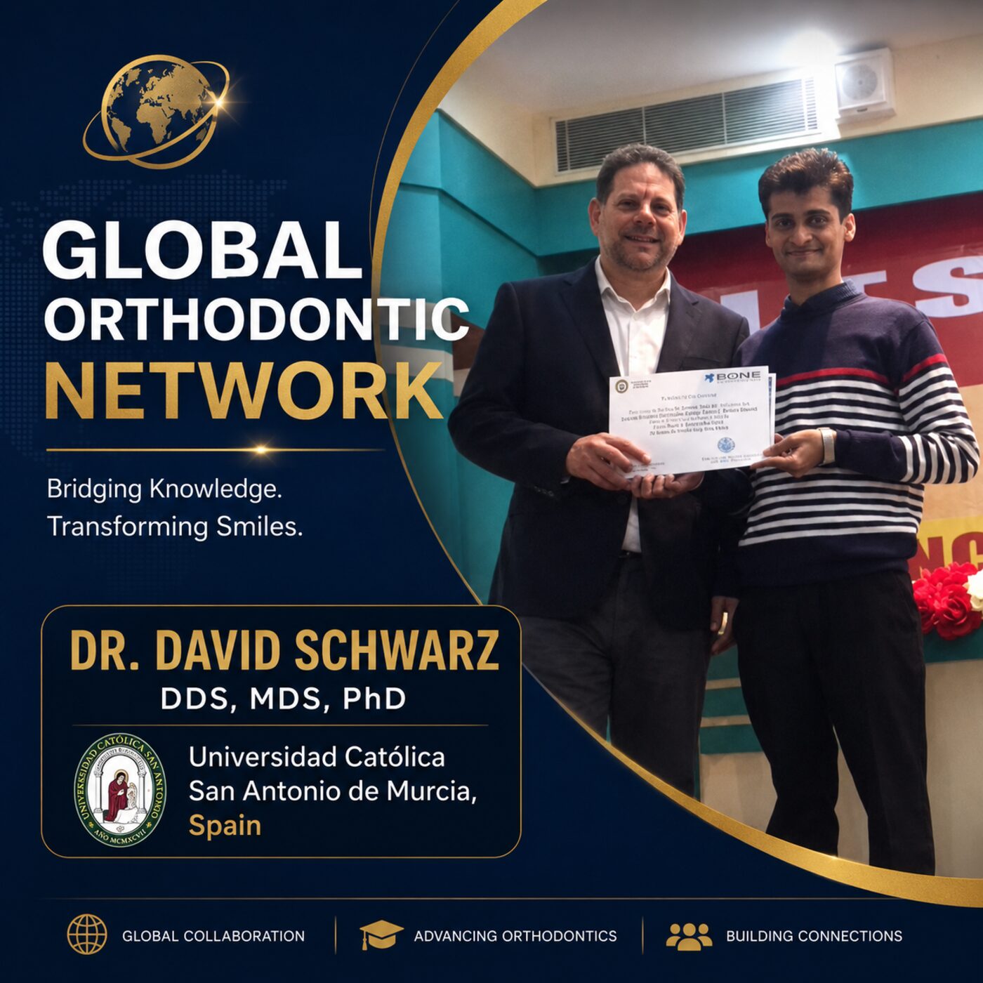 Dr. Kumar Adarsh dental trauma management training with Dr. Moule, Australia